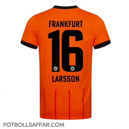 Eintracht Frankfurt Hugo Larsson #16 Tredjeställ 2024-25 Kortärmad